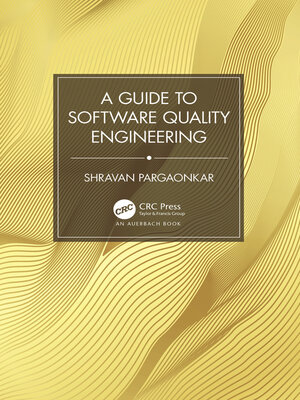 cover image of A Guide to Software Quality Engineering